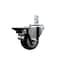 Service Caster 3'' Maroon Polyurethane Wheel Swivel 3/4'' Square Stem Caster with Brake SCC-SQ20S314-PPUB-MRN-PLB-34 - alternate 1